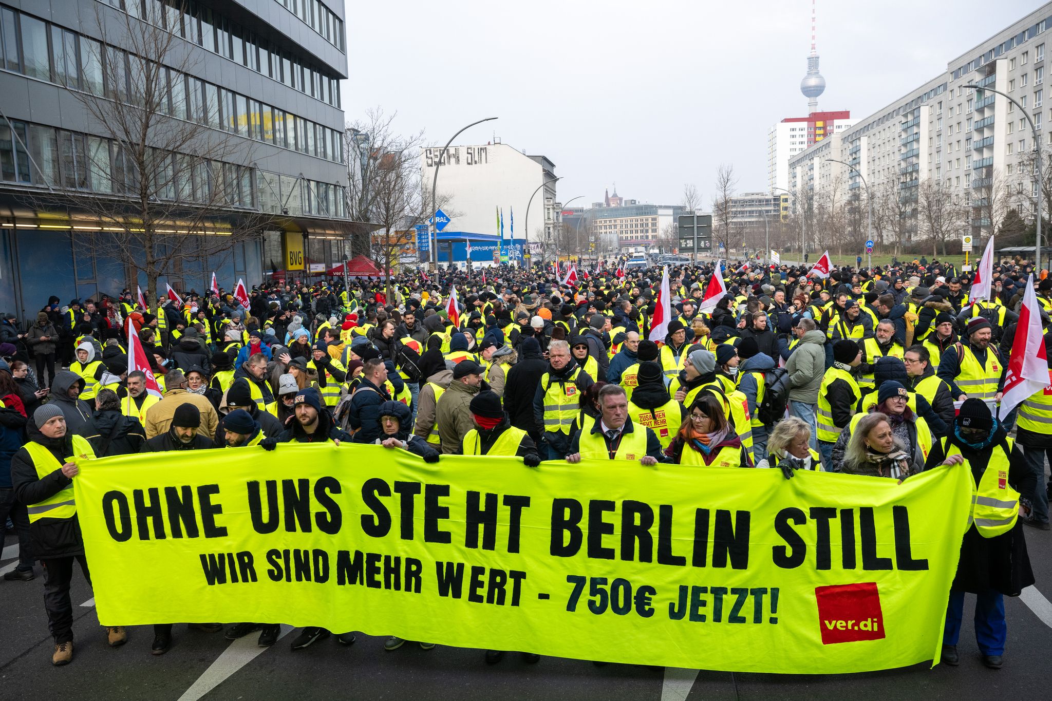 Verdi kündigt Zwei-Tage-Warnstreik im Berliner Nahverkehr an